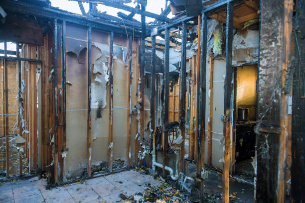 Professional Fire Damage Removal technician working in Bradley, WV